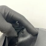 Prada Small Bifold Wallet Saffiano Nero SHW