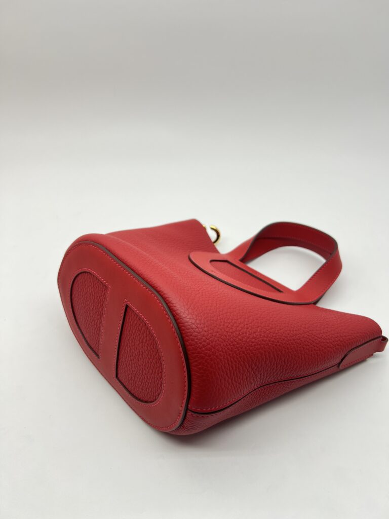 Hermes In The Loop 18 Clemence Rouge De Coeur GHW