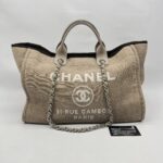 Chanel Deauville Denim Canvas Brown SHW