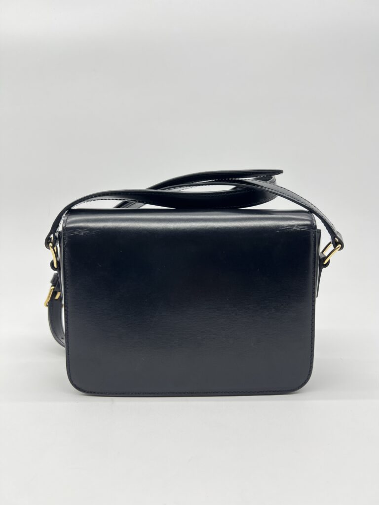 Celine Teen Triomphe Bag Black GHW