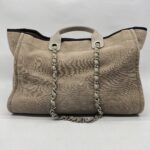 Chanel Deauville Denim Canvas Brown SHW