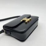 Celine Teen Triomphe Bag Black GHW