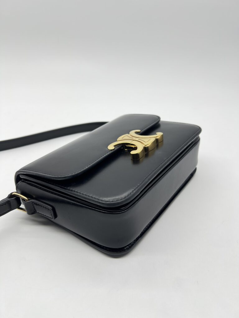 Celine Teen Triomphe Bag Black GHW