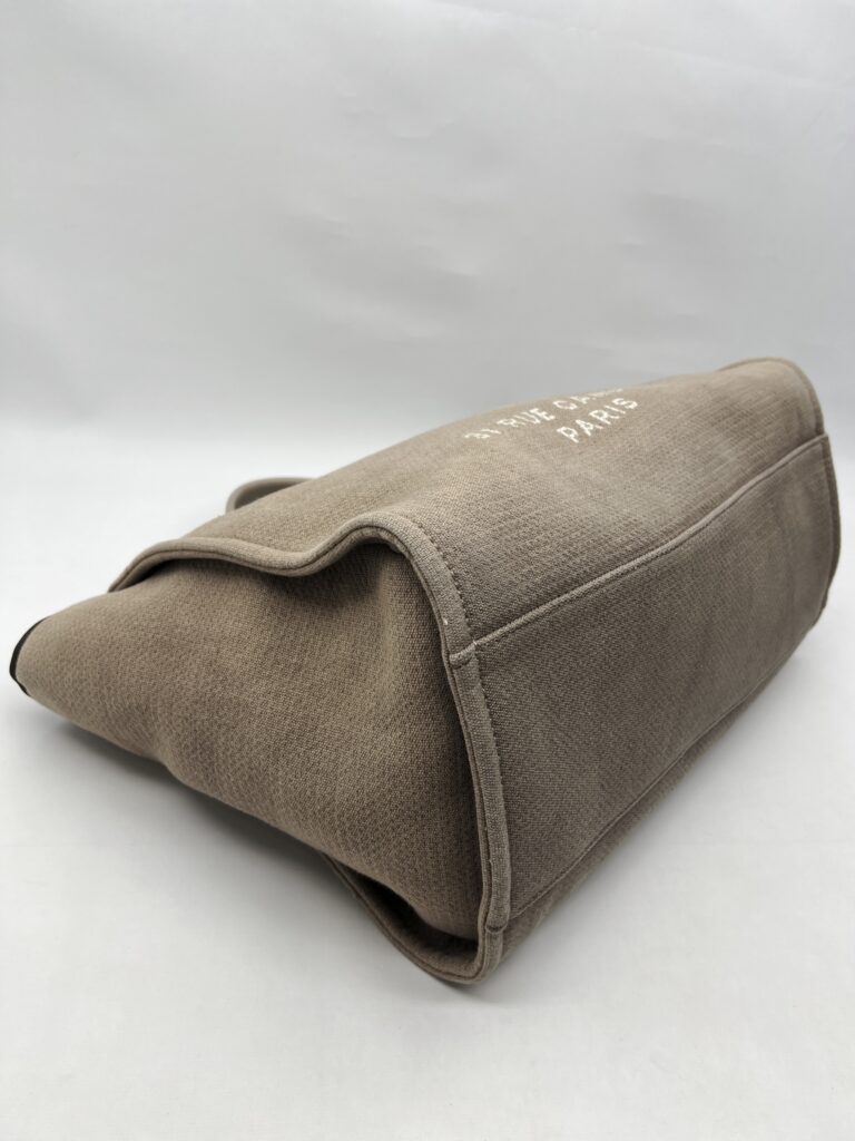 Chanel Deauville Denim Canvas Brown SHW