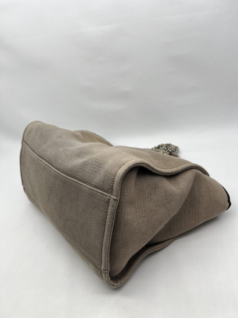 Chanel Deauville Denim Canvas Brown SHW