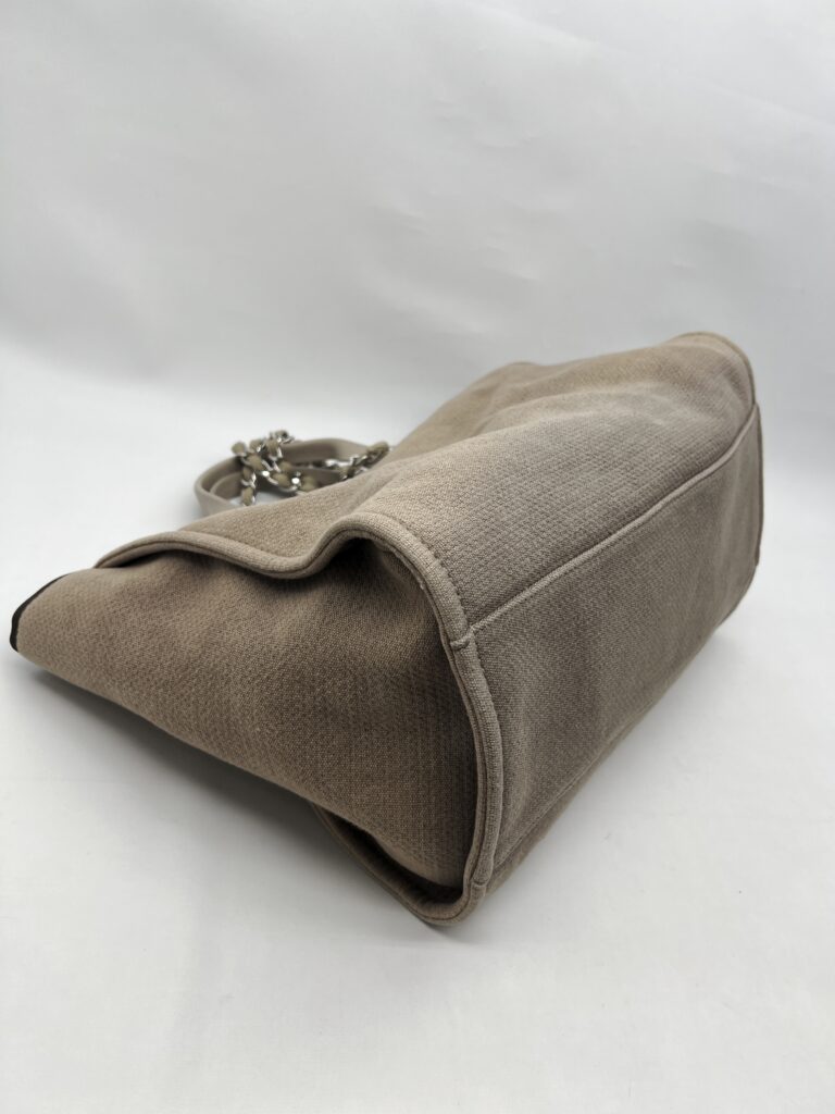 Chanel Deauville Denim Canvas Brown SHW