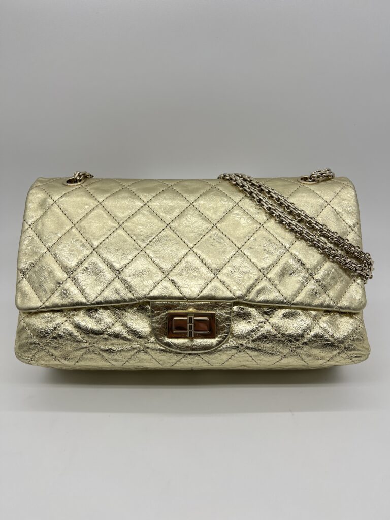 Chanel 2.25 Reissue Flap 22 Metalic Gold LGHW