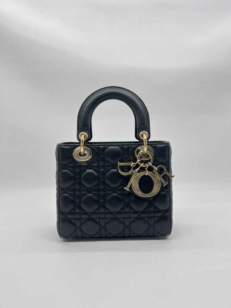 Dior Lady Dior Small Lambskin Black GHW
