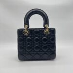 Dior Lady Dior Small Lambskin Black GHW