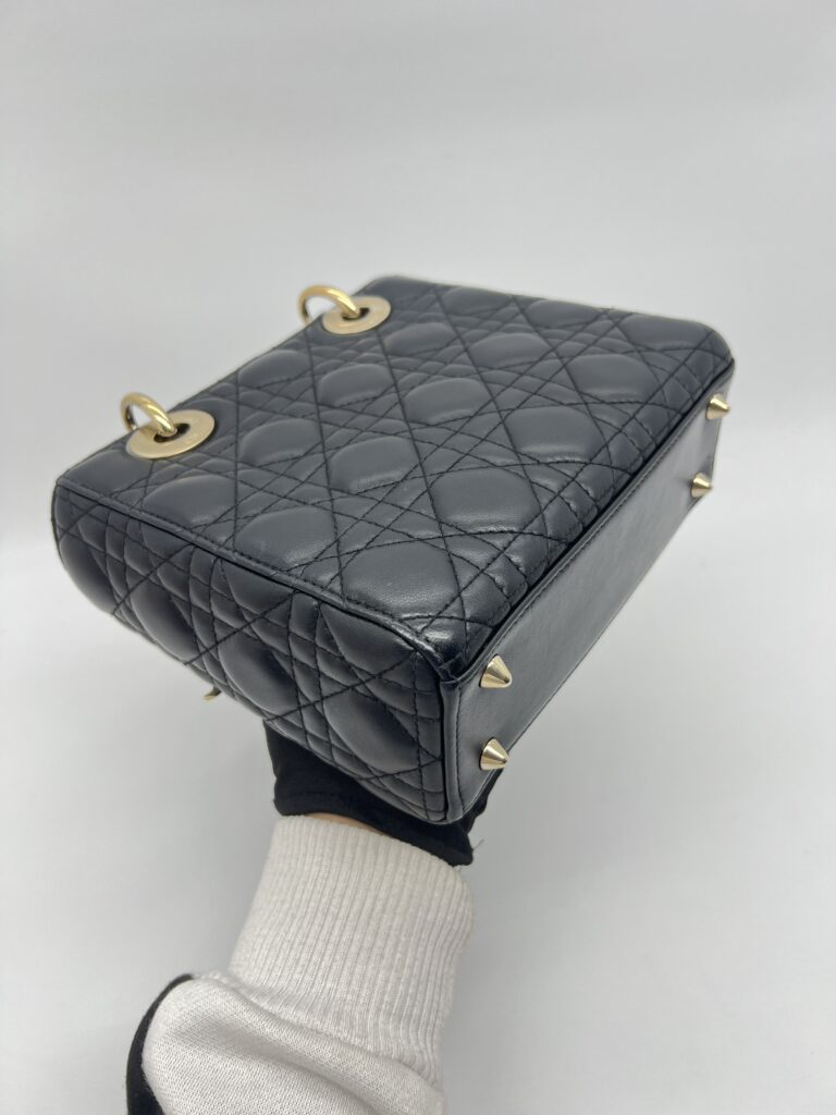 Dior Lady Dior Small Lambskin Black GHW