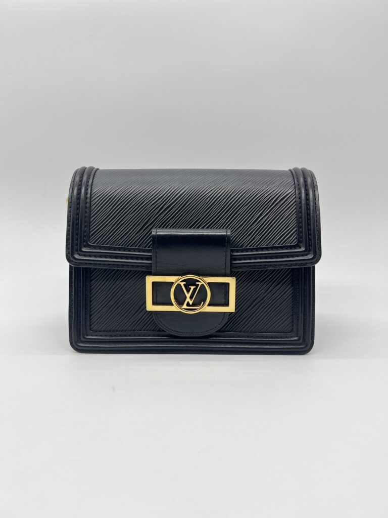 Louis Vuitton Mini Dauphine Epi Black GHW