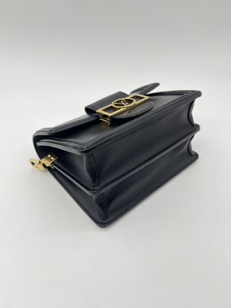 Louis Vuitton Mini Dauphine Epi Black GHW