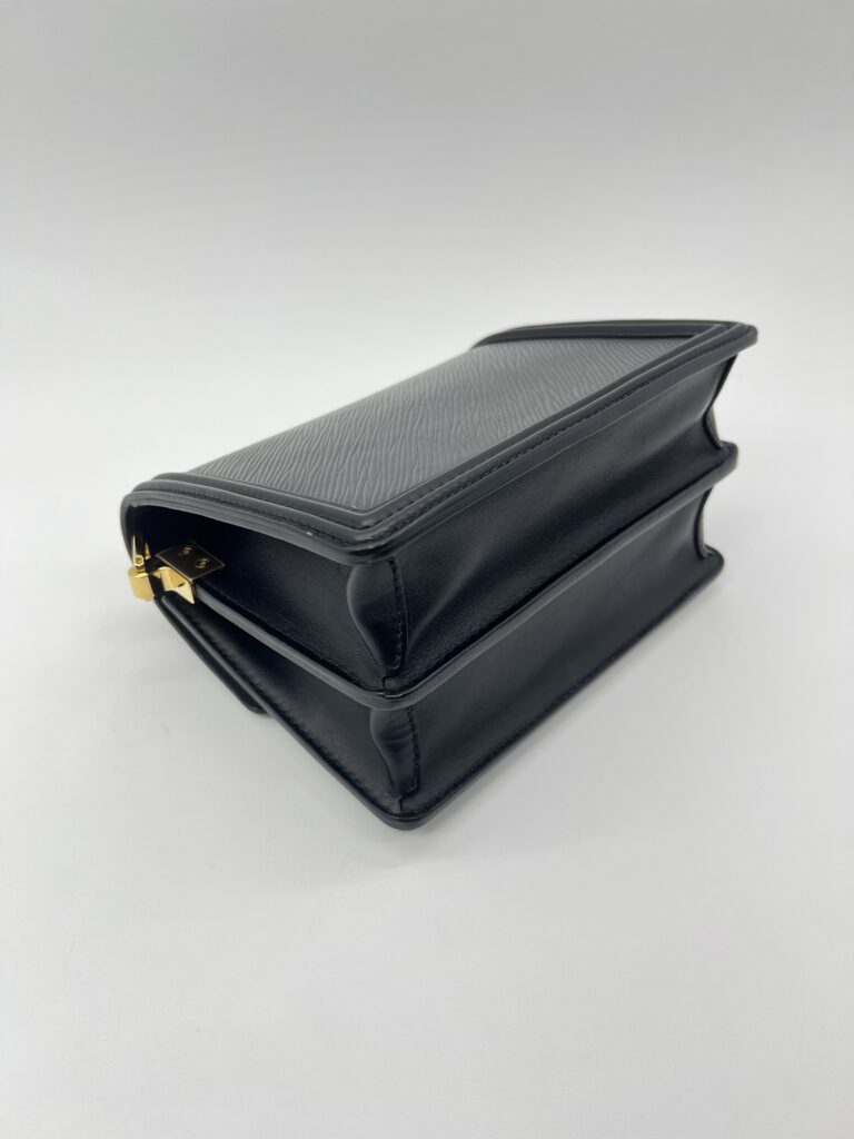 Louis Vuitton Mini Dauphine Epi Black GHW