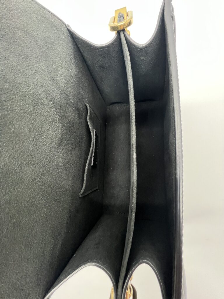Louis Vuitton Mini Dauphine Epi Black GHW