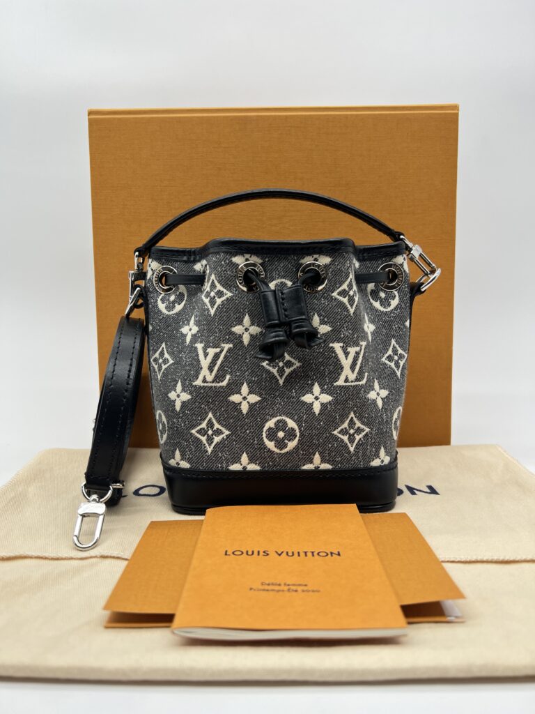 Louis Vuitton Nano Noe Bucket Monogram Black SHW