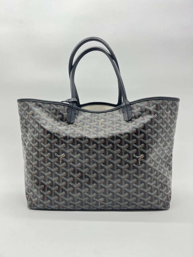 Goyard ST Louis PM Goyardine Noir SHW