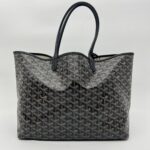Goyard ST Louis PM Goyardine Noir SHW