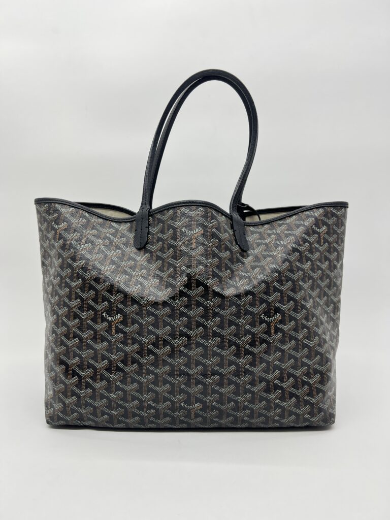 Goyard ST Louis PM Goyardine Noir SHW