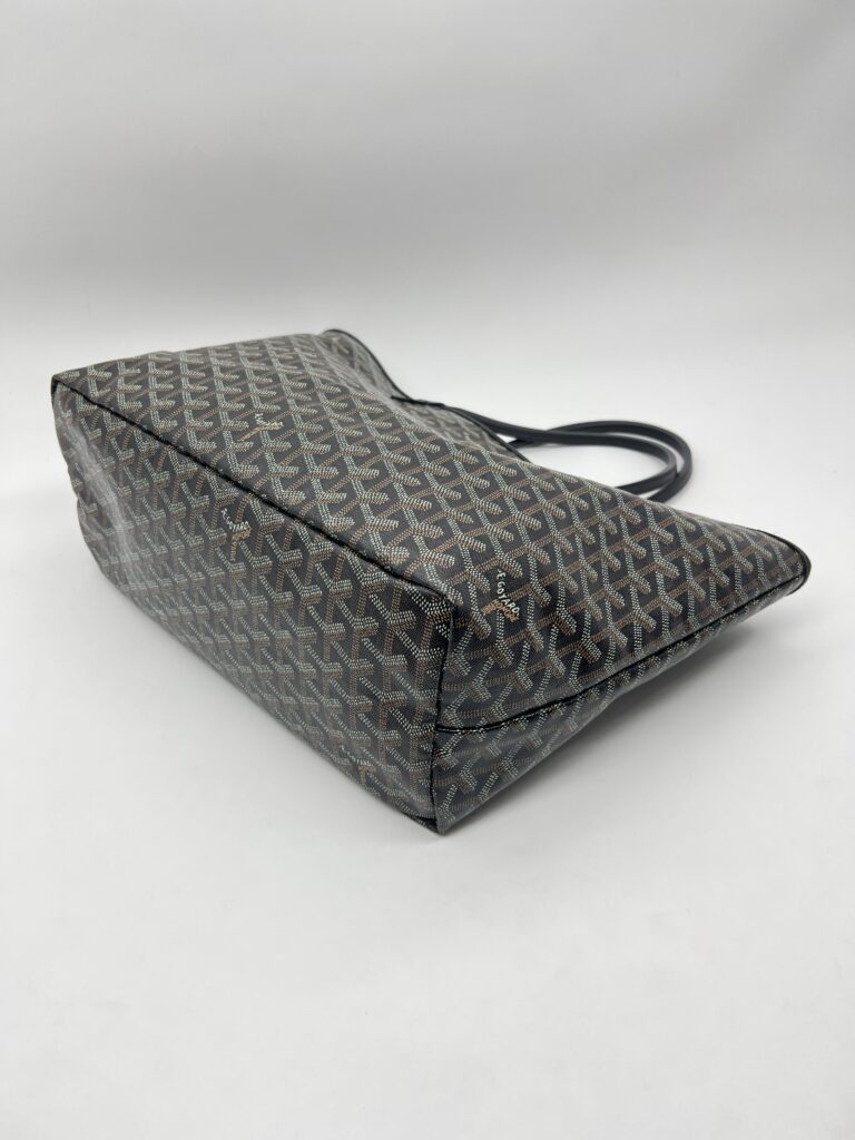 Goyard ST Louis PM Goyardine Noir SHW