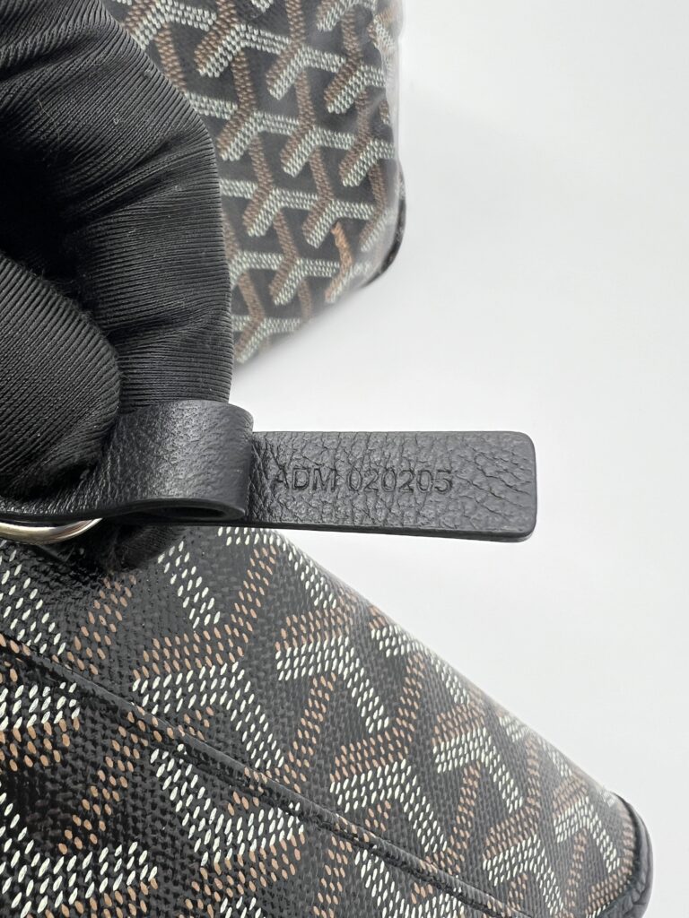 Goyard ST Louis PM Goyardine Noir SHW