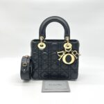 Dior Lady Dior Small Lambskin Black GHW