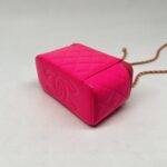 Chanel Vanity Pearl Crush Chain Vernis Neon Pink GHW