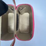 Chanel Vanity Pearl Crush Chain Vernis Neon Pink GHW