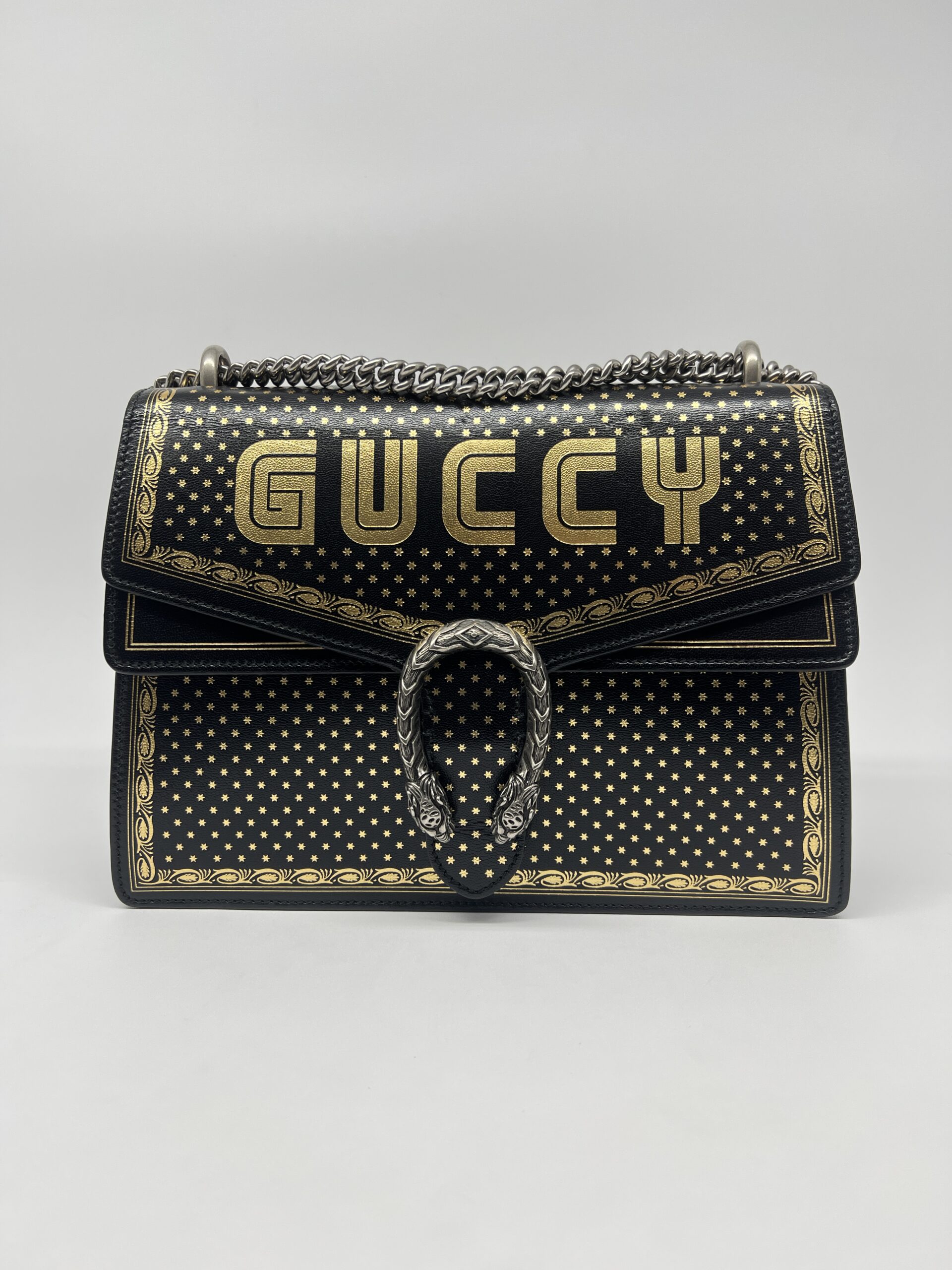 Gucci Dionysus X Sega Moon Black Gold SHW