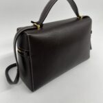 Loro Piana Extra Bag L27 Saddle Leather Dark Chocolate Licorice GHW