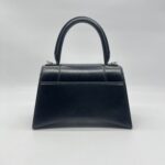 Balenciaga Hourglass Small Smooth Black SHW