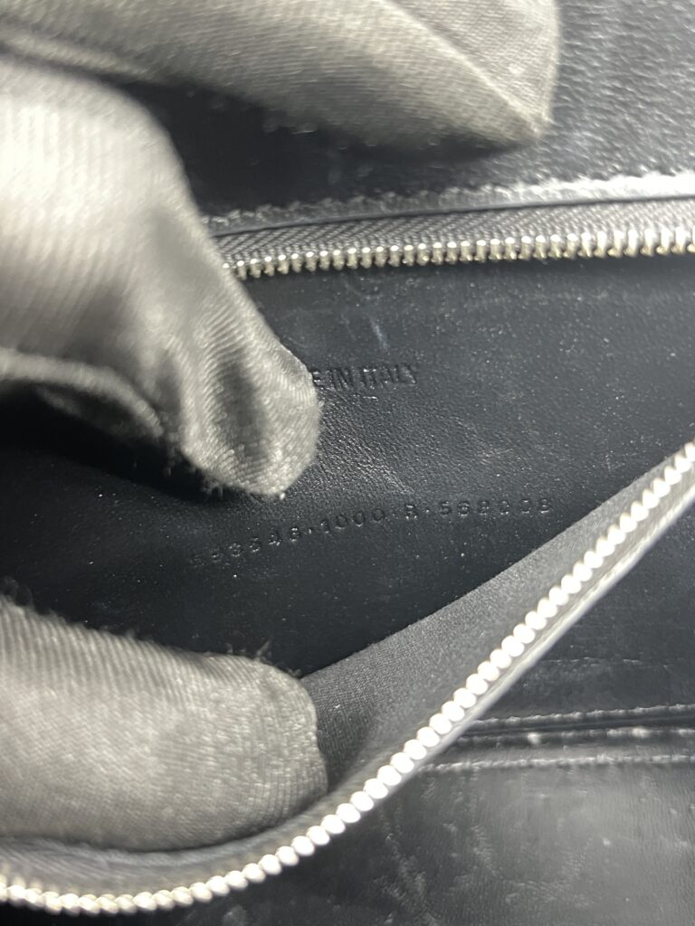 Balenciaga Hourglass Small Smooth Black SHW