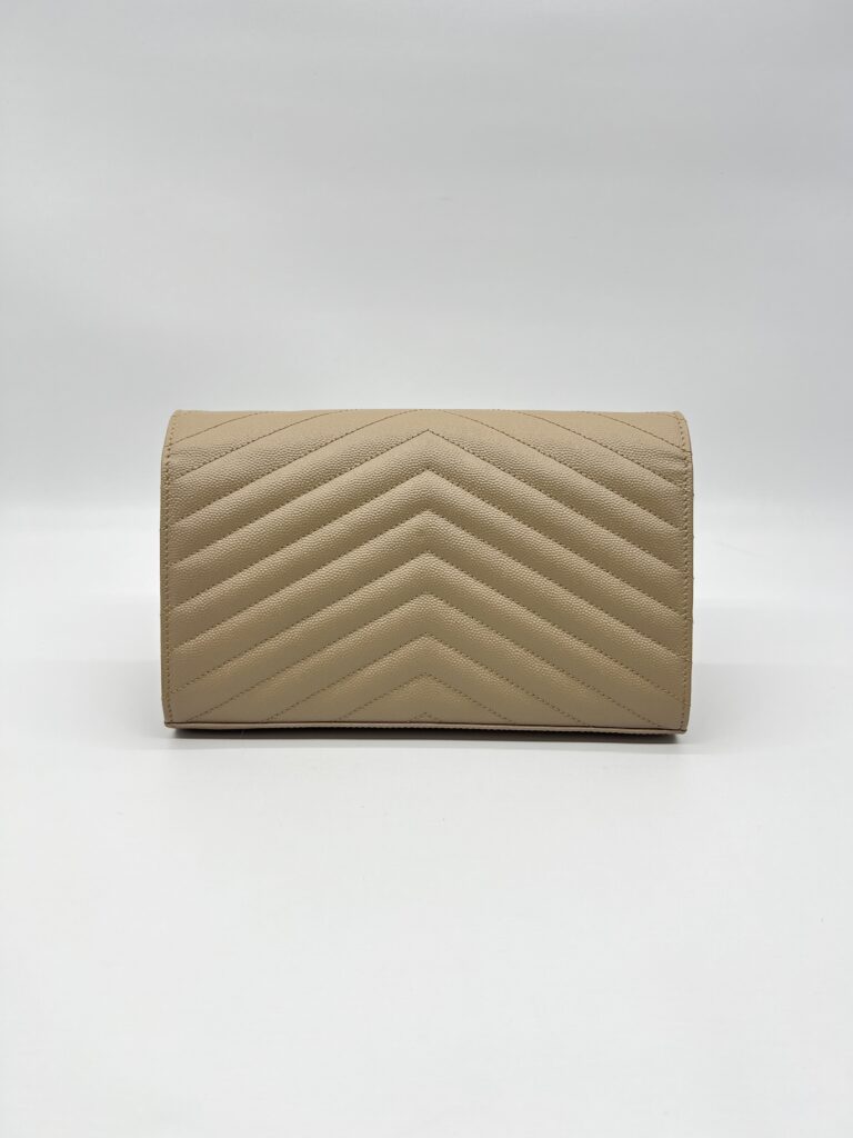 Saint Laurent Woc 22 Grained Nude GHW