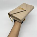 Saint Laurent Woc 22 Grained Nude GHW