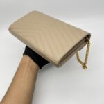 Saint Laurent Woc 22 Grained Nude GHW