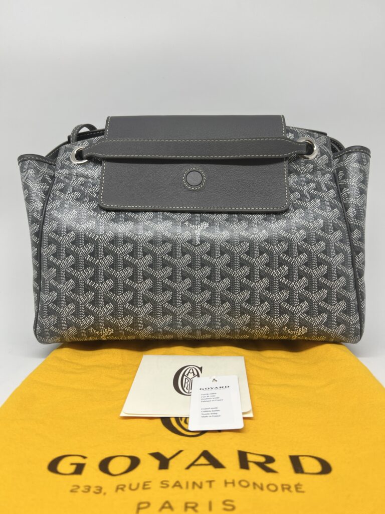 Goyard Rouette Souple PM Goyardine Gris SHW