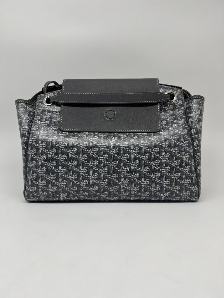 Goyard Rouette Souple PM Goyardine Gris SHW