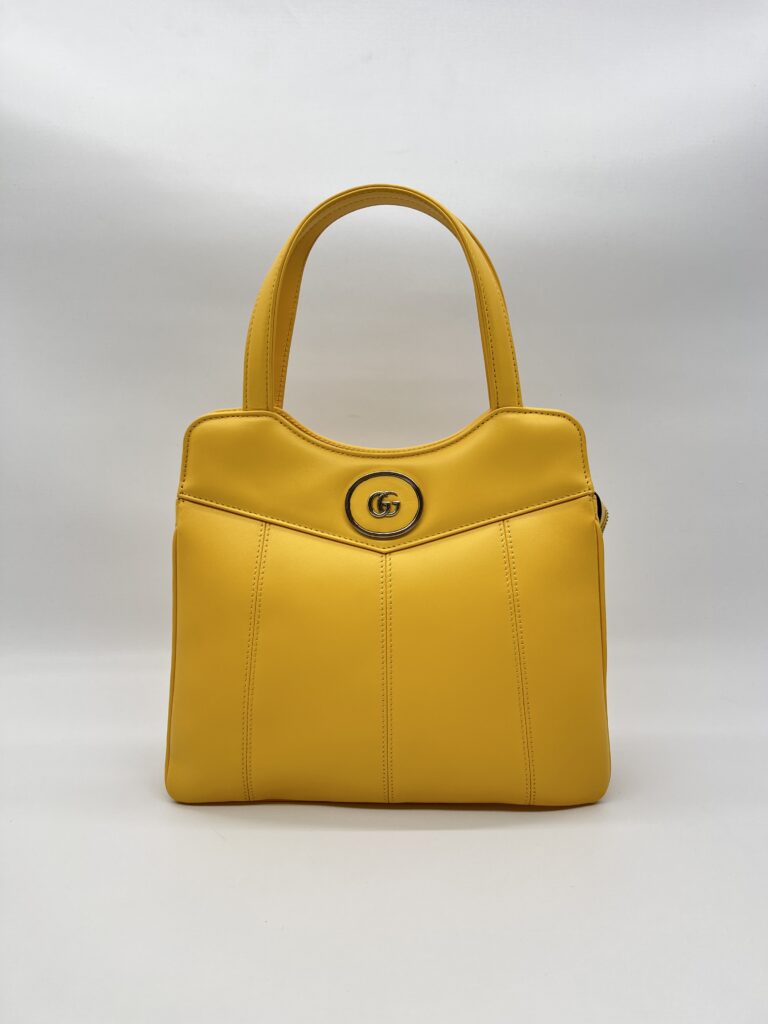 Gucci Petite Small Tote Yellow SHW
