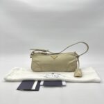 Prada Re Edition 2005 Tessuto Nylon Beige GHW