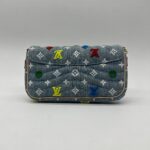 Louis Vuitton New Wave WOC Multicolor Denim Blue GHW