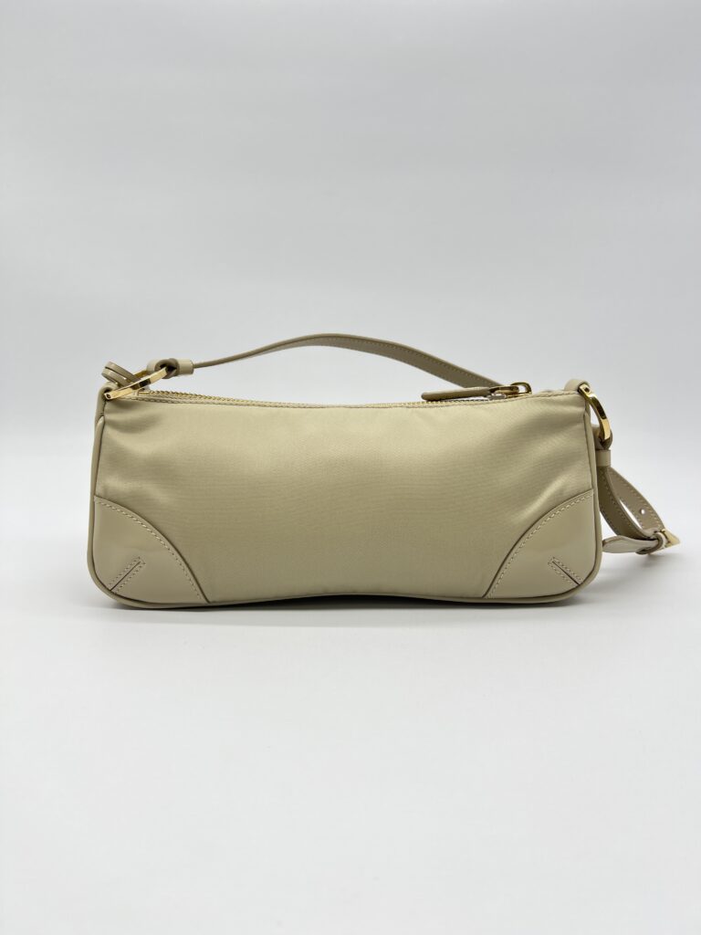 Prada Re Edition 2005 Tessuto Nylon Beige GHW
