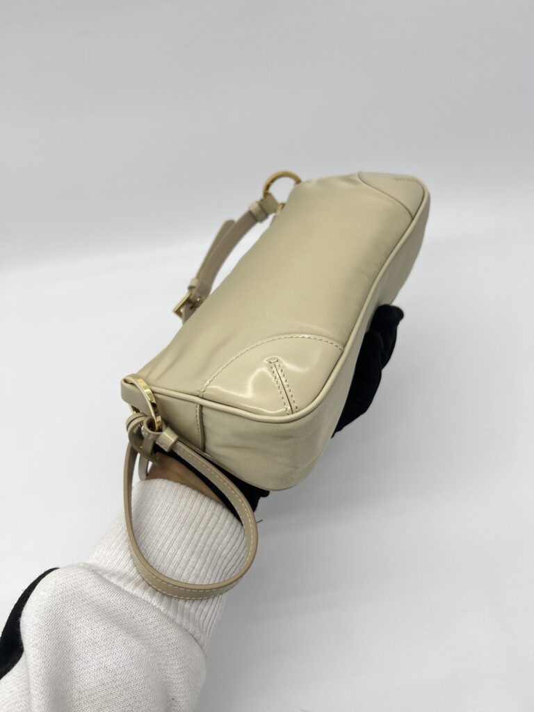 Prada Re Edition 2005 Tessuto Nylon Beige GHW