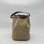 Prada Bucket Jacquard Brown GHW