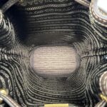 Prada Bucket Jacquard Brown GHW