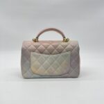 Chanel Mini Rectangle Top Handle Pink Unicorn GHW