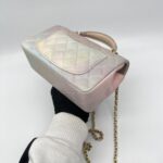 Chanel Mini Rectangle Top Handle Pink Unicorn GHW