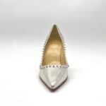 Christian Louboutin Anjalina 100 Metalic Silver