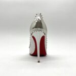 Christian Louboutin Anjalina 100 Metalic Silver