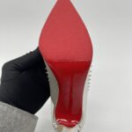 Christian Louboutin Anjalina 100 Metalic Silver