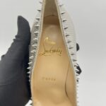 Christian Louboutin Anjalina 100 Metalic Silver