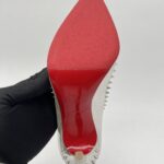 Christian Louboutin Anjalina 100 Metalic Silver